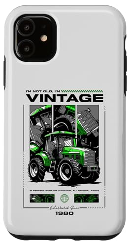 Vintage Tractor Farmer Birthday geboren 1980 geboren 1980 Hülle für iPhone 11 Vintage Tractor Farmer Birthday geboren 1980 geboren 1980 Hülle für iPhone 11 von JRRTS RETRO BUTSTRUTTY Bauerntraktor Designs