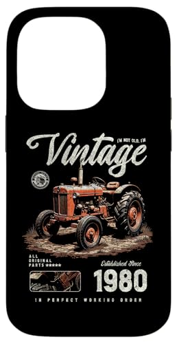 Vintage Tractor Farmer Birthday geboren 1980 geboren 1980 Hülle für iPhone 14 Pro Vintage Tractor Farmer Birthday geboren 1980 geboren 1980 Hülle für iPhone 14 Pro von JRRTS RETRO BUTSTRUTTY Bauerntraktor Designs