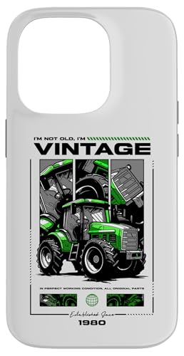 Vintage Tractor Farmer Birthday geboren 1980 geboren 1980 Hülle für iPhone 14 Pro Vintage Tractor Farmer Birthday geboren 1980 geboren 1980 Hülle für iPhone 14 Pro von JRRTS RETRO BUTSTRUTTY Bauerntraktor Designs