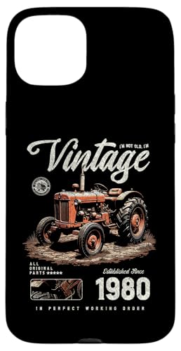 Vintage Tractor Farmer Birthday geboren 1980 geboren 1980 Hülle für iPhone 15 Plus Vintage Tractor Farmer Birthday geboren 1980 geboren 1980 Hülle für iPhone 15 Plus von JRRTS RETRO BUTSTRUTTY Bauerntraktor Designs