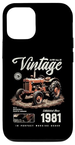 Vintage Tractor Farmer Birthday geboren 1981 geboren 1981 Hülle für iPhone 12/12 Pro Vintage Tractor Farmer Birthday geboren 1981 geboren 1981 Hülle für iPhone 12/12 Pro von JRRTS RETRO BUTSTRUTTY Bauerntraktor Designs