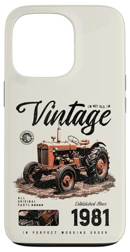 Vintage Tractor Farmer Birthday geboren 1981 geboren 1981 Hülle für iPhone 13 Pro Vintage Tractor Farmer Birthday geboren 1981 geboren 1981 Hülle für iPhone 13 Pro von JRRTS RETRO BUTSTRUTTY Bauerntraktor Designs