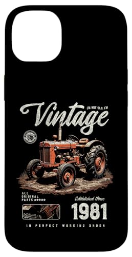 Vintage Tractor Farmer Birthday geboren 1981 geboren 1981 Hülle für iPhone 14 Plus Vintage Tractor Farmer Birthday geboren 1981 geboren 1981 Hülle für iPhone 14 Plus von JRRTS RETRO BUTSTRUTTY Bauerntraktor Designs