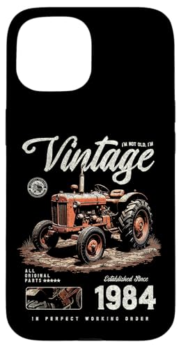 Vintage Tractor Farmer Birthday geboren 1984 geboren 1984 Hülle für iPhone 15 Vintage Tractor Farmer Birthday geboren 1984 geboren 1984 Hülle für iPhone 15 von JRRTS RETRO BUTSTRUTTY Bauerntraktor Designs