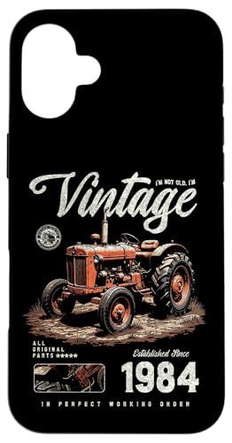 Vintage Tractor Farmer Birthday geboren 1984 geboren 1984 Hülle für iPhone 16 Plus Vintage Tractor Farmer Birthday geboren 1984 geboren 1984 Hülle für iPhone 16 Plus von JRRTS RETRO BUTSTRUTTY Bauerntraktor Designs