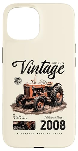 Vintage Tractor Farmer Birthday geboren 2008 geboren 2008 Hülle für iPhone 15 Vintage Tractor Farmer Birthday geboren 2008 geboren 2008 Hülle für iPhone 15 von JRRTS RETRO BUTSTRUTTY Bauerntraktor Designs