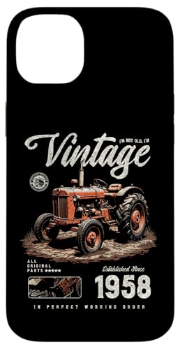 Vintage Tractor Farmer Geburtstag geboren 1958 geboren Hülle für iPhone 14 Plus Vintage Tractor Farmer Geburtstag geboren 1958 geboren Hülle für iPhone 14 Plus von JRRTS RETRO BUTSTRUTTY Bauerntraktor Designs