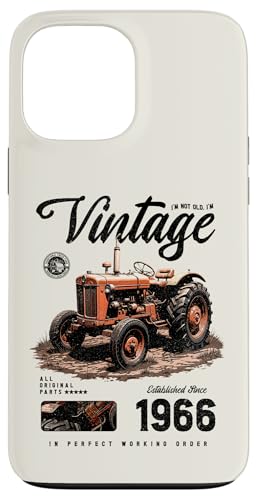 Vintage Tractor Farmer Geburtstag geboren 1966 geboren Hülle für iPhone 13 Pro Max Vintage Tractor Farmer Geburtstag geboren 1966 geboren Hülle für iPhone 13 Pro Max von JRRTS RETRO BUTSTRUTTY Bauerntraktor Designs
