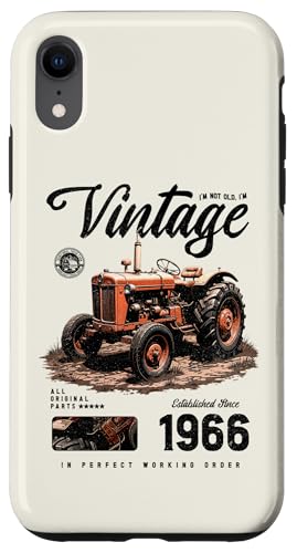 Vintage Tractor Farmer Geburtstag geboren 1966 geboren Hülle für iPhone XR Vintage Tractor Farmer Geburtstag geboren 1966 geboren Hülle für iPhone XR von JRRTS RETRO BUTSTRUTTY Bauerntraktor Designs
