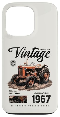 Vintage Tractor Farmer Geburtstag geboren 1967 geboren Hülle für iPhone 13 Pro Vintage Tractor Farmer Geburtstag geboren 1967 geboren Hülle für iPhone 13 Pro von JRRTS RETRO BUTSTRUTTY Bauerntraktor Designs