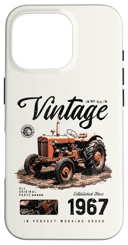 Vintage Tractor Farmer Geburtstag geboren 1967 geboren Hülle für iPhone 16 Pro Vintage Tractor Farmer Geburtstag geboren 1967 geboren Hülle für iPhone 16 Pro von JRRTS RETRO BUTSTRUTTY Bauerntraktor Designs
