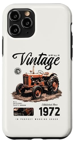 Vintage Tractor Farmer Geburtstag geboren 1972 geboren Hülle für iPhone 11 Pro Vintage Tractor Farmer Geburtstag geboren 1972 geboren Hülle für iPhone 11 Pro von JRRTS RETRO BUTSTRUTTY Bauerntraktor Designs