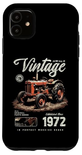 Vintage Tractor Farmer Geburtstag geboren 1972 geboren Hülle für iPhone 11 Vintage Tractor Farmer Geburtstag geboren 1972 geboren Hülle für iPhone 11 von JRRTS RETRO BUTSTRUTTY Bauerntraktor Designs