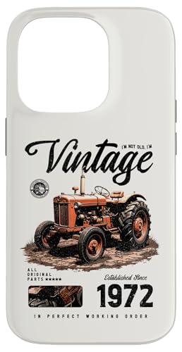 Vintage Tractor Farmer Geburtstag geboren 1972 geboren Hülle für iPhone 14 Pro Vintage Tractor Farmer Geburtstag geboren 1972 geboren Hülle für iPhone 14 Pro von JRRTS RETRO BUTSTRUTTY Bauerntraktor Designs