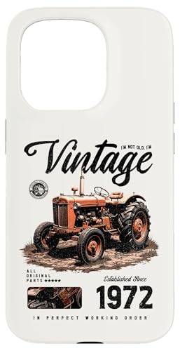 Vintage Tractor Farmer Geburtstag geboren 1972 geboren Hülle für iPhone 15 Pro Vintage Tractor Farmer Geburtstag geboren 1972 geboren Hülle für iPhone 15 Pro von JRRTS RETRO BUTSTRUTTY Bauerntraktor Designs