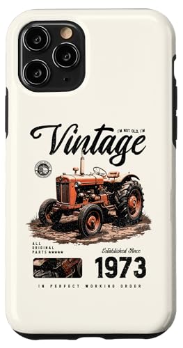 Vintage Tractor Farmer Geburtstag geboren 1973 geboren Hülle für iPhone 11 Pro Vintage Tractor Farmer Geburtstag geboren 1973 geboren Hülle für iPhone 11 Pro von JRRTS RETRO BUTSTRUTTY Bauerntraktor Designs