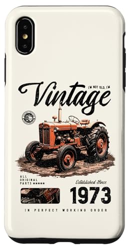 Vintage Tractor Farmer Geburtstag geboren 1973 geboren Hülle für iPhone XS Max Vintage Tractor Farmer Geburtstag geboren 1973 geboren Hülle für iPhone XS Max von JRRTS RETRO BUTSTRUTTY Bauerntraktor Designs