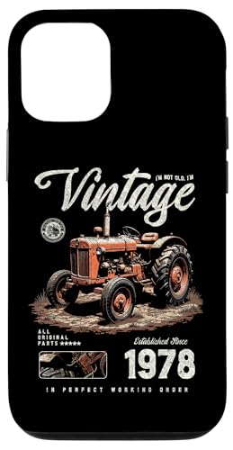 Vintage Tractor Farmer Geburtstag geboren 1978 geboren Hülle für iPhone 12/12 Pro Vintage Tractor Farmer Geburtstag geboren 1978 geboren Hülle für iPhone 12/12 Pro von JRRTS RETRO BUTSTRUTTY Bauerntraktor Designs