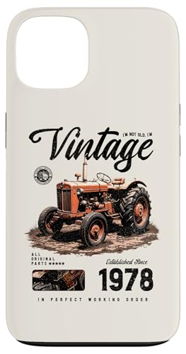 Vintage Tractor Farmer Geburtstag geboren 1978 geboren Hülle für iPhone 13 Vintage Tractor Farmer Geburtstag geboren 1978 geboren Hülle für iPhone 13 von JRRTS RETRO BUTSTRUTTY Bauerntraktor Designs