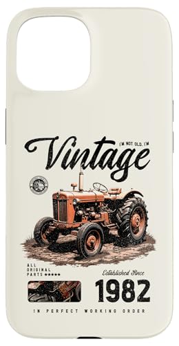Vintage Tractor Farmer Geburtstag geboren 1982 geboren Hülle für iPhone 15 Vintage Tractor Farmer Geburtstag geboren 1982 geboren Hülle für iPhone 15 von JRRTS RETRO BUTSTRUTTY Bauerntraktor Designs