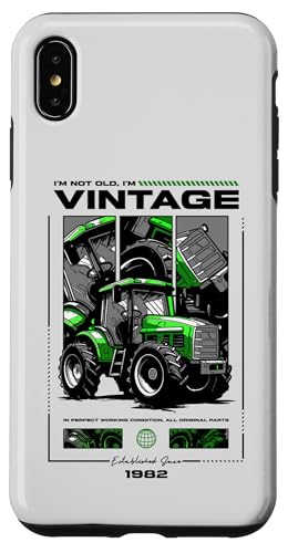 Vintage Tractor Farmer Geburtstag geboren 1982 geboren Hülle für iPhone XS Max Vintage Tractor Farmer Geburtstag geboren 1982 geboren Hülle für iPhone XS Max von JRRTS RETRO BUTSTRUTTY Bauerntraktor Designs