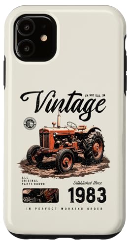 Vintage Tractor Farmer Geburtstag geboren 1983 geboren Hülle für iPhone 11 Vintage Tractor Farmer Geburtstag geboren 1983 geboren Hülle für iPhone 11 von JRRTS RETRO BUTSTRUTTY Bauerntraktor Designs