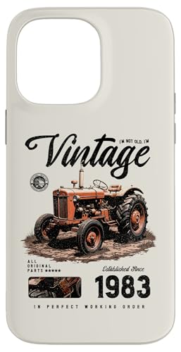 Vintage Tractor Farmer Geburtstag geboren 1983 geboren Hülle für iPhone 14 Pro Max Vintage Tractor Farmer Geburtstag geboren 1983 geboren Hülle für iPhone 14 Pro Max von JRRTS RETRO BUTSTRUTTY Bauerntraktor Designs