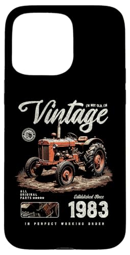 Vintage Tractor Farmer Geburtstag geboren 1983 geboren Hülle für iPhone 15 Pro Max von JRRTS RETRO BUTSTRUTTY Bauerntraktor Designs