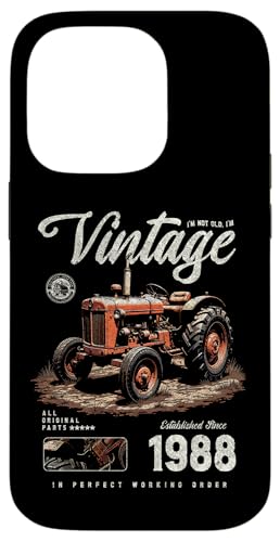 Vintage Tractor Farmer Geburtstag geboren 1988 geboren Hülle für iPhone 14 Pro Vintage Tractor Farmer Geburtstag geboren 1988 geboren Hülle für iPhone 14 Pro von JRRTS RETRO BUTSTRUTTY Bauerntraktor Designs