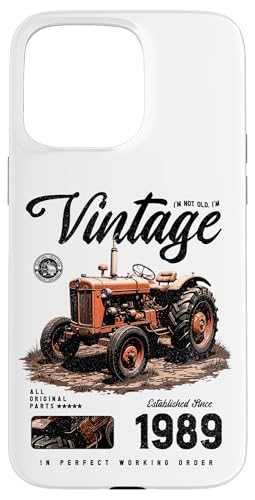 Vintage Tractor Farmer Geburtstag geboren 1989 geboren Hülle für iPhone 15 Pro Max Vintage Tractor Farmer Geburtstag geboren 1989 geboren Hülle für iPhone 15 Pro Max von JRRTS RETRO BUTSTRUTTY Bauerntraktor Designs
