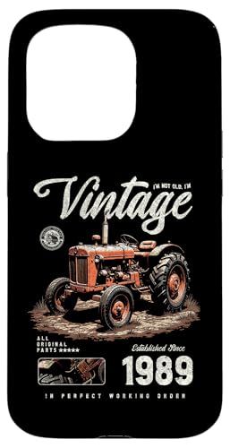 Vintage Tractor Farmer Geburtstag geboren 1989 geboren Hülle für iPhone 15 Pro Vintage Tractor Farmer Geburtstag geboren 1989 geboren Hülle für iPhone 15 Pro von JRRTS RETRO BUTSTRUTTY Bauerntraktor Designs