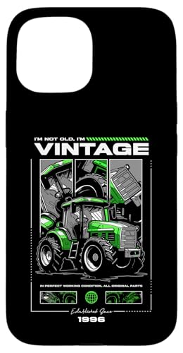 Vintage Tractor Farmer Geburtstag geboren 1996 Hülle für iPhone 15 von JRRTS RETRO BUTSTRUTTY Bauerntraktor Designs
