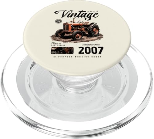 Vintage Tractor Farmer Geburtstag geboren 2007 PopSockets PopGrip für MagSafe Vintage Tractor Farmer Geburtstag geboren 2007 PopSockets PopGrip für MagSafe von JRRTS RETRO BUTSTRUTTY Bauerntraktor Designs