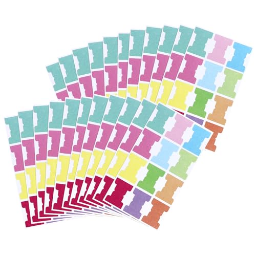 264 Stück Haftmarker, Index Tabs Selbstklebend, Haftnotizen Tabs Pastell, Page marker, Book Tabs für Monatliche Registerkarten Planer Bibelregister von JRSHIRLEYLTD