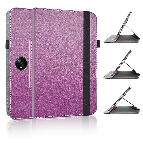 JRTAL 360°Drehbarer Cover Kunstleder Schutzhülle Tasche Etui mit Ständerfunktion für Oppo Pad 2 / OnePlus Pad 11.61" Tablet - Violett von JRTAL