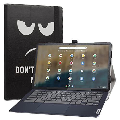 JRTAL Hülle für Lenovo Ideapad Duet 5 Chromebook, Slim Fit Folio PU Leder dünne Kunstleder Schutzhülle Cover Schale Etui Tasche für 13.3" Lenovo Ideapad Duet 5 Chromebook Tablet - Don't Touch von JRTAL