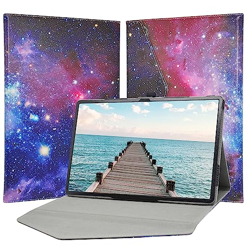 JRTAL Hülle für Lenovo Tab Extreme 14.5, Slim Fit Folio PU Leder dünne Kunstleder Schutzhülle Cover Schale Etui Tasche für Lenovo Tab Extreme TB570FU 14.5" Tablet - Galaxy von JRTAL