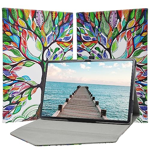 JRTAL Hülle für Lenovo Tab Extreme 14.5, Slim Fit Folio PU Leder dünne Kunstleder Schutzhülle Cover Schale Etui Tasche für Lenovo Tab Extreme TB570FU 14.5" Tablet - Love Tree von JRTAL