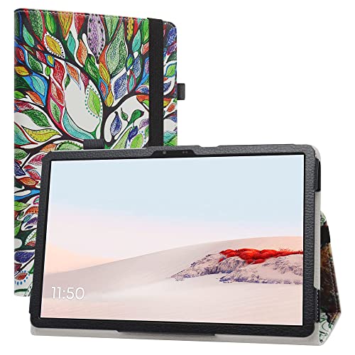 JRTAL Kompatibel mit ALLDOCUBE Smile X Hülle, Slim Fit Folio PU Leder dünne Schutzhülle Schale Etui Tasche für 10.1" ALLDOCUBE Smile X Tablet（Nicht für ALLDOCUBE X Game）- Love Tree von JRTAL