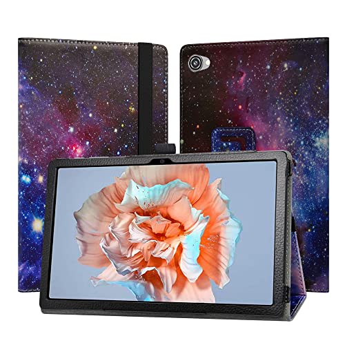 JRTAL Kompatibel mit Blackview Tab 15 Hülle, Slim Fit Folio PU Leder dünne Schutzhülle Schale Etui Tasche für Blackview Tab 15 10.5" /Blackview Tab 15 Pro Tablet - Galaxy von JRTAL