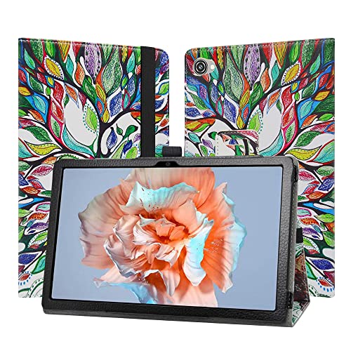 JRTAL Kompatibel mit Blackview Tab 15 Hülle, Slim Fit Folio PU Leder dünne Schutzhülle Schale Etui Tasche für Blackview Tab 15 10.5" /Blackview Tab 15 Pro Tablet - Love Tree von JRTAL