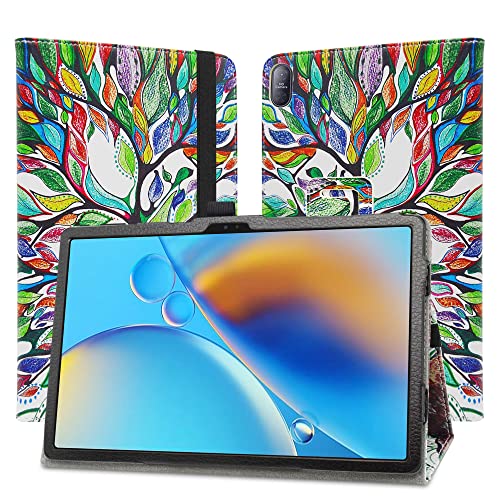 JRTAL Kompatibel mit CHUWI HiPad Max Hülle, Slim Fit Folio PU Leder dünne Schutzhülle Schale Etui Tasche für CHUWI HiPad Max 10.36" Tablet（Nicht für CHUWI Hipad/HiPad X Pro）- Love Tree von JRTAL