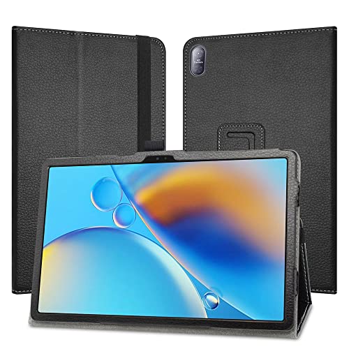 JRTAL Kompatibel mit CHUWI HiPad Max Hülle, Slim Fit Folio PU Leder dünne Schutzhülle Schale Etui Tasche für CHUWI HiPad Max 10.36" Tablet（Nicht für CHUWI Hipad/HiPad X Pro）- Schwarz von JRTAL