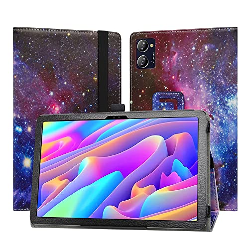 JRTAL Kompatibel mit CHUWI HiPad X Pro Hülle, Slim Fit Folio PU Leder dünne Schutzhülle Schale Etui Tasche für CHUWI HiPad X Pro 10.51" Tablet（Nicht für CHUWI Hipad/HiPad Max）- Galaxy von JRTAL