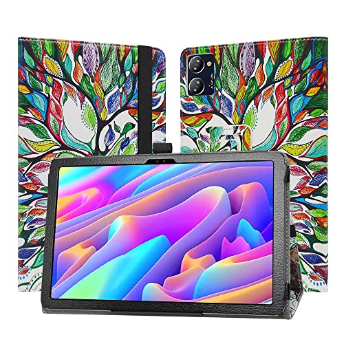 JRTAL Kompatibel mit CHUWI HiPad X Pro Hülle, Slim Fit Folio PU Leder dünne Schutzhülle Schale Etui Tasche für CHUWI HiPad X Pro 10.51" Tablet（Nicht für CHUWI Hipad/HiPad Max）- Love Tree von JRTAL