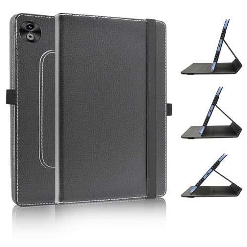 JRTAL Kompatibel mit DOOGEE T20 Ultra Hülle,360°Drehbarer Cover Kunstleder Schutzhülle Tasche Etui mit Ständerfunktion für 12" DOOGEE T20 Ultra Tablet(Nicht für Andere Modelle) - Schwarz von JRTAL