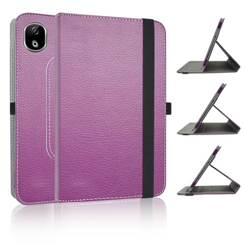 JRTAL Kompatibel mit DOOGEE T30E Hülle,360°Drehbarer Cover Kunstleder Schutzhülle Tasche Etui mit Ständerfunktion für 11" DOOGEE T30E Android 14 Tablet（Nicht für Andere Modelle）- Violet von JRTAL