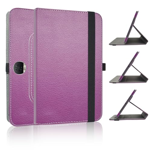JRTAL Kompatibel mit Honor Pad 9 Hülle,360°Drehbarer Cover Kunstleder Schutzhülle Tasche Etui mit Ständerfunktion für 12.1" Honor Pad 9 Tablet（Nicht für Andere Modelle）- Violet von JRTAL