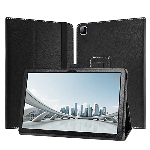 JRTAL Kompatibel mit Honor Pad X8 Hülle, Slim Fit Folio PU Leder dünne Schutzhülle Schale Etui Tasche für Honor Pad X8 /X8 Lite 10.1" Tablet（Nicht für Honor Pad 8）- Schwarz von JRTAL