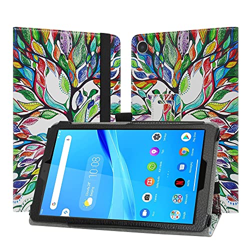 JRTAL Kompatibel mit Lenovo Tab M8 4th Gen Hülle, Slim Fit Folio PU Leder dünne Schutzhülle Schale Etui Tasche für Lenovo Tab M8 (4th Gen) TB300FU 8" Tablet（Nicht für Lenovo Tab M8）- Love Tree von JRTAL